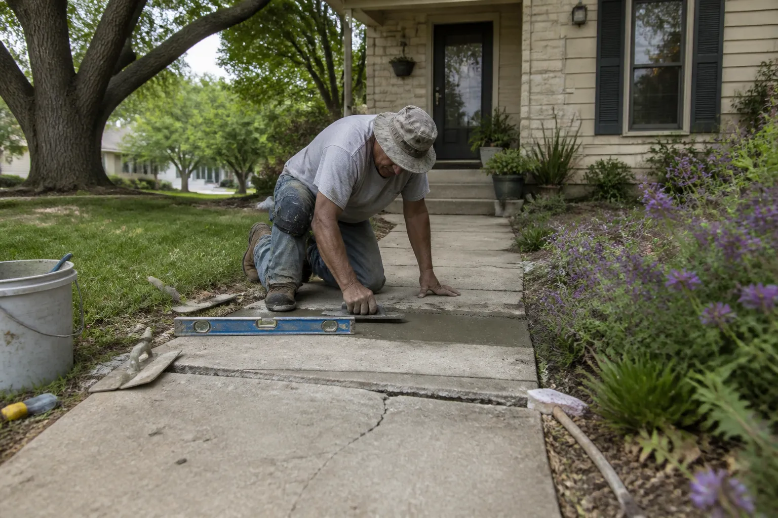 Concrete Sidewalk Repair
