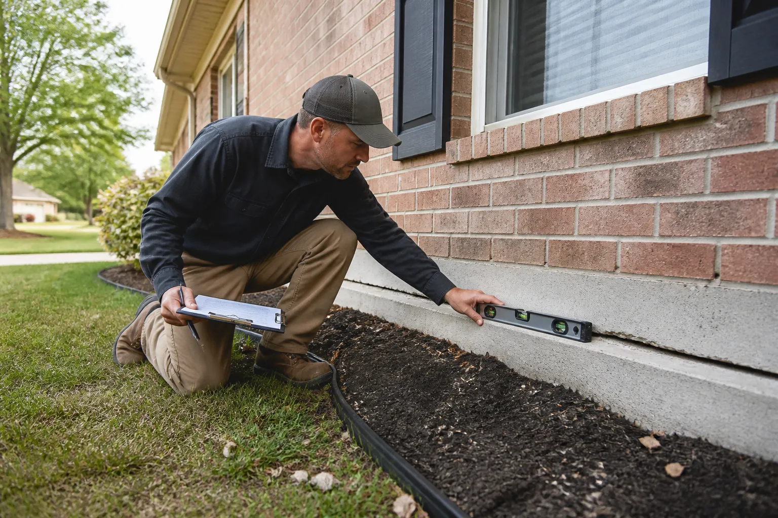 Foundation Inspection at a Grapevine Home